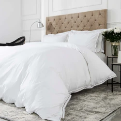 Karaca Home White Collection Victorie Percale Çift Kişilik Nevresim Takımı Pikolu Gri