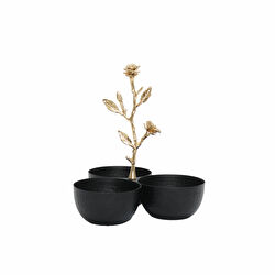 Karaca 3'lü Siyah Çerezlik