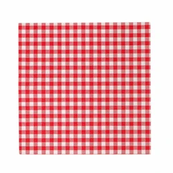 Karaca Home Red Plaid Kağıt Peçete 20'li 33x33 cm