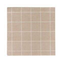 Karaca Home Cream Plaid Kağıt Peçete 20'li 33x33 cm