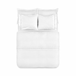 Karaca Home White Collection Mia Çift Kişilik Nevresim Takımı Dantelli Beyaz