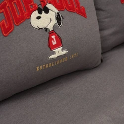 Peanuts by Karaca Home Joe Gri Çift Kişilik Cotton Comfort