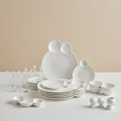 Karaca Red Carpet Collection Stream Bone Blow 26 Parça 6 Kişilik Kahvaltı Takımı