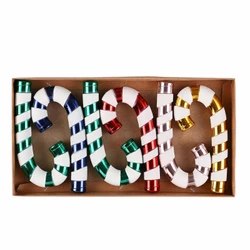 Karaca Home New Year Candy Stick Ağaç Süsü Seti 6 Parça 14 cm