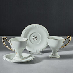 Karaca Cumhuriyet Yüzyılı Halide 2 Kişilik Kahve Fincan Takımı 85 ml