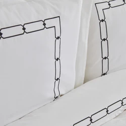 Karaca Home White Collection Diane 80 Tel %100 Pamuk Çift Kişilik Percale Nevresim Takımı Nakışlı Beyaz 