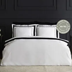 Karaca Home Charlotte Çift Kişilik Saten Nevresim Takımı Beyaz