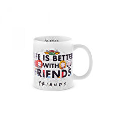 Karaca Friends Real World Beyaz Kupa 320 ml