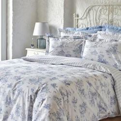 Karaca Home Parisien Çift Kişilik Percale Nevresim Takımı Mavi