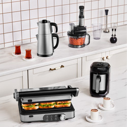 Karaca Gurme Premium Inox Evlilik Paketi Tost, Kahve, Çay Makinesi ve Mutfak Robotu Galactic Bronze