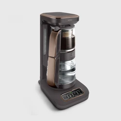 Karaca Çaysever Robotea Pro 4 in 1 Cam Çay Makinesi Walnut Brown