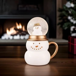 Karaca New Year Yılbaşı Kar Küresi Snowman Kupa 350 Ml