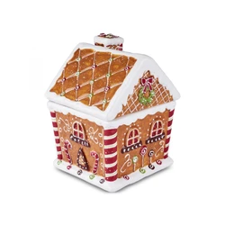 Karaca New Year Yılbaşı Gingerbread House Saklama Kabı 15 Cm 