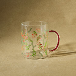 Karaca New Year Yılbaşı Taşlı Kulplu Borosilikat Kupa 400 Ml