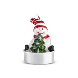 Karaca New Year Yılbaşı Snowman 3'lü Tealight Mum