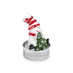 Karaca New Year Yılbaşı Snowman 3'lü Tealight Mum