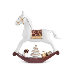 Karaca New Year Yılbaşı Rocking Horse Obje 18 x 4 x 18 cm