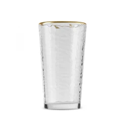 Karaca Akroma Transparent Meşrubat Bardağı 590 Ml Gold