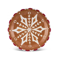 Karaca New Year Yılbaşı Gingerbread Servis Tabağı 25 Cm 