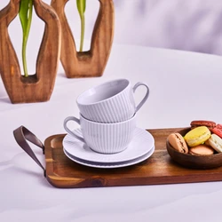 Karaca Seashell 2 Kişilik Çay Fincanı 200 Ml Beyaz