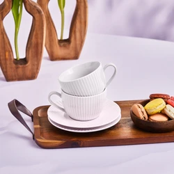 Karaca Seashell 2 Kişilik Çay Fincanı 200 Ml Beyaz