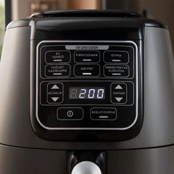 Karaca Air Pro Cook XL 2 in 1 Konuşan Airfryer Walnut Brown