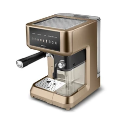 Karaca MyCaffe Barista S10 Entegre Süt Hazneli, Otomatik Espresso, Latte ve Cappuccino Makinesi Walnut Brown