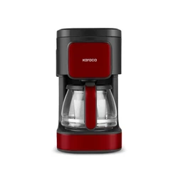 Karaca Just Coffee Aroma 2 in 1 New Year Yılbaşı Filtre Kahve ve Çay Demleme Makinesi Rudolph Red