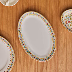 Karaca Nevra Kayık Tabak 30 Cm