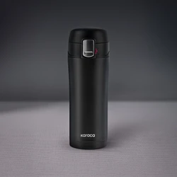 Karaca Pluton Çelik Sızdırmaz Termos Siyah 450 ml