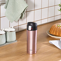 Karaca Pluton Çelik Sızdırmaz Termos Siyah 350 ml