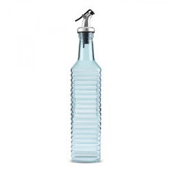 Karaca Daisy Çizgili Yağ Şişesi 500 Ml Mavi