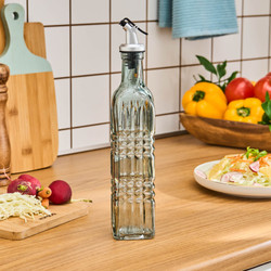 Karaca Daisy Dikdörtgen Yağ Şişesi 500 Ml Şeffaf