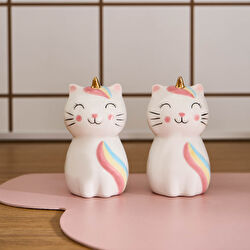 Karaca Kitty Tuzluk ve Biberlik Beyaz