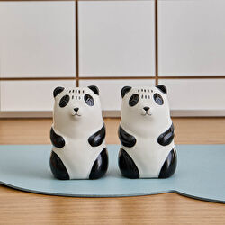 Karaca Panda Tuzluk ve Biberlik Beyaz