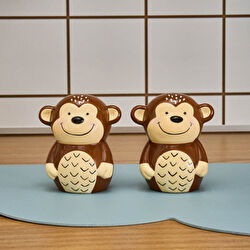 Karaca Monkey Tuzluk ve Biberlik Kahverengi