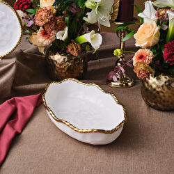 Karaca Goldest Kayık Kase 36 Cm