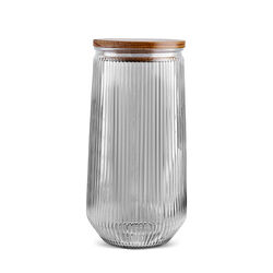 Karaca Massimo Cam Saklama Kabı Antrasit 1400 ml