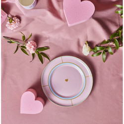 Karaca Talya Servis Tabağı Pembe 25 cm 