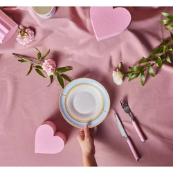 Karaca Talya Çukur Tabak Pembe 22 Cm 