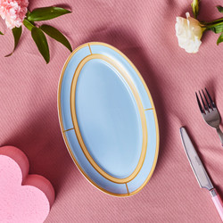 Karaca Talya Kayık Tabak 25 Cm Pembe