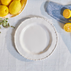 Karaca Perla Melamin Servis Tabağı 28 cm Beyaz
