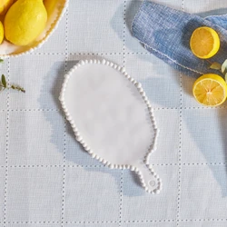 Karaca Perla Melamin Peynir Tabağı 28 cm Beyaz
