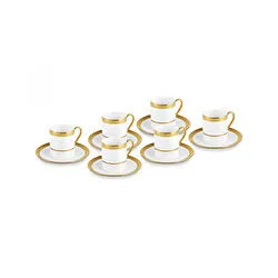 Karaca Royal Bone Victoria 6 Kişilik Kahve Fincanı 90 Ml