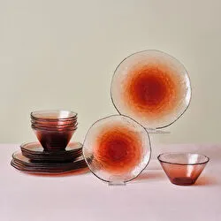 Karaca Dune Peach 18 Parça 6 Kişilik Yemek Takımı