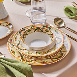 Karaca Forever Bone Orlando 53 Parça 12 Kişilik Yemek Takımı