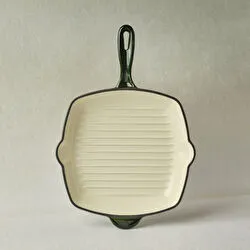 Karaca Heritage Demir Döküm Emayeli Grill Tava 26 cm Kırmızı 