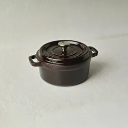 Karaca Heritage Demir Döküm Emayeli Tencere Yeşil 24 cm