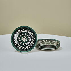 Karaca Lagada 6 Parça Porselen Pasta Seti