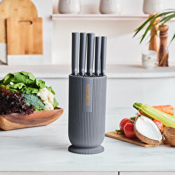 Karaca Massimo Round 6 Parça Bıçak Seti Krem